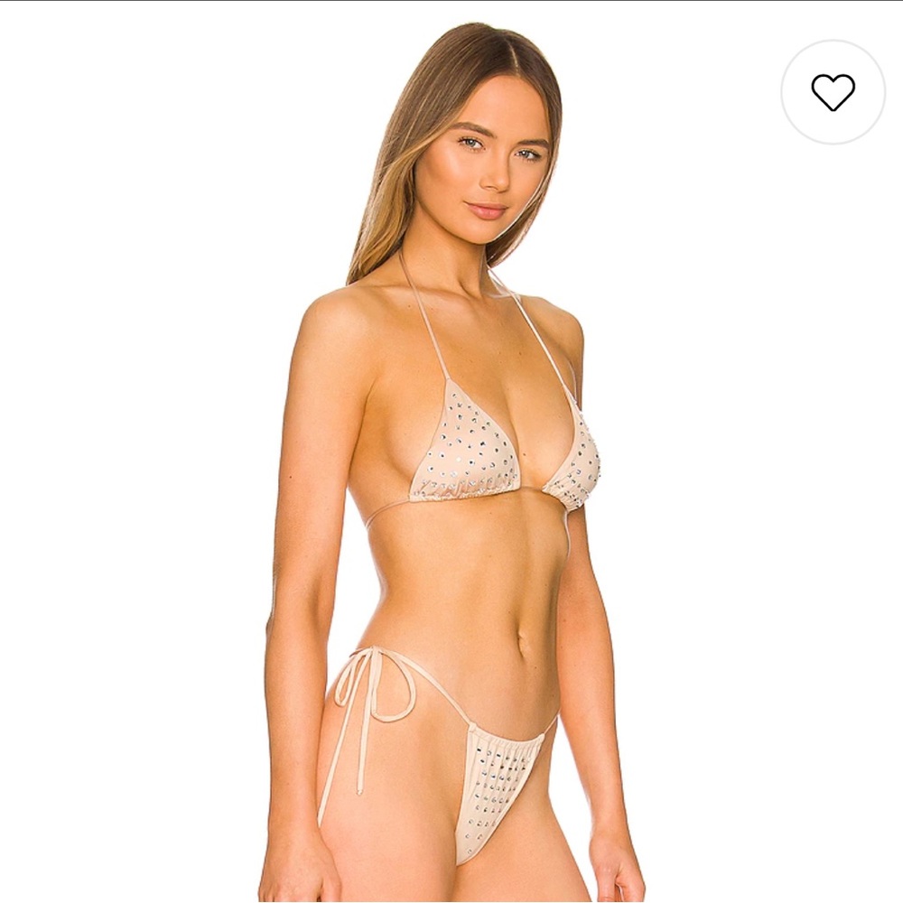MONICA HANSEN BEACHWEAR Crystal Bikini Top